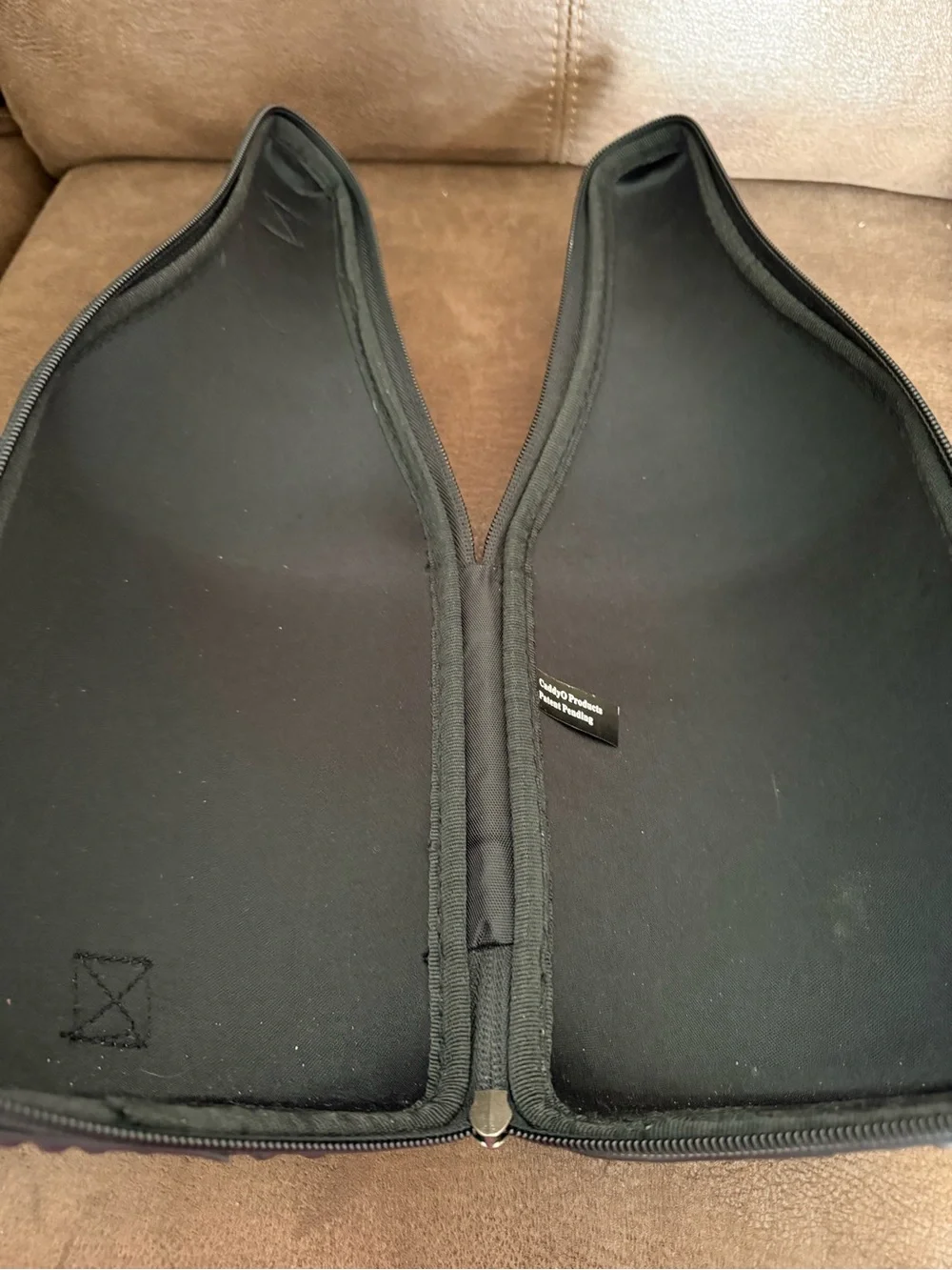 Caddy-O Insulated Wine Bottle Cooler Shoulder Strap Carrier Tote Bag Black